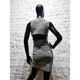 OPENING CEREMONY
black and white bodycon dress size M