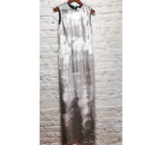 MAISON MARTIN MARGIELA SILVER VELVET APRON STYLE BACK DRESS
SIZE IT 42