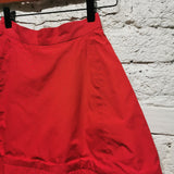 VIVIENNE WESTWOOD
1990s vintage Gold Label Summer Red cotton Crinnie Skirt