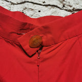 VIVIENNE WESTWOOD
1990s vintage Gold Label Summer Red cotton Crinnie Skirt