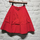 VIVIENNE WESTWOOD
1990s vintage Gold Label Summer Red cotton Crinnie Skirt