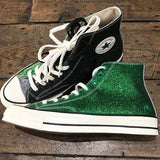 JW ANDERSON
CONVERSE CHUCKS
BLACK GREEN BLUE
GLITTER uk 9