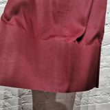 CELINE
BURGUNDY STIFF PANEL SKIRT
SIZE IT 38 UK 6