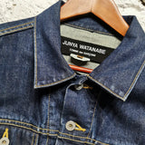 JUNYA WATANABE
DENIM JACKET
WITH LEATHER BIKER SLEEVES