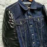 JUNYA WATANABE
DENIM JACKET
WITH LEATHER BIKER SLEEVES