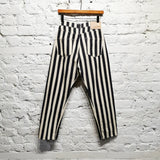 You Must Create
Black / White Denim
Stripe Jeans
