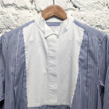 SACAI
BLUE WHITE STRIPE PLEATED DRESS SHIRT