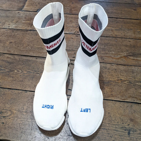 Vetements x 2025 reebok sock runner