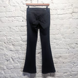 PAIGE 
BLACK FLARED STRETCH JEANS
